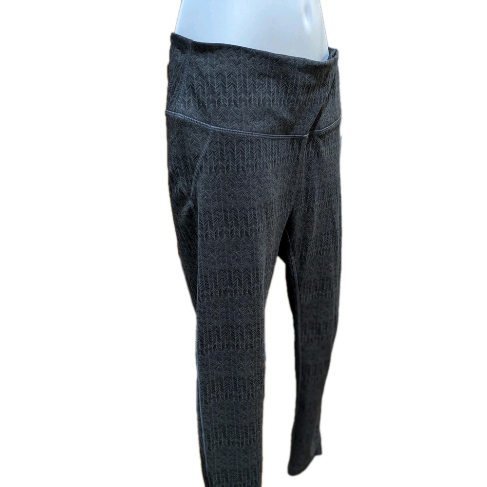 Vuori Gray Pace High Waisted Yoga Women's Activewear Leggings Size Medium - Picture 5 of 12